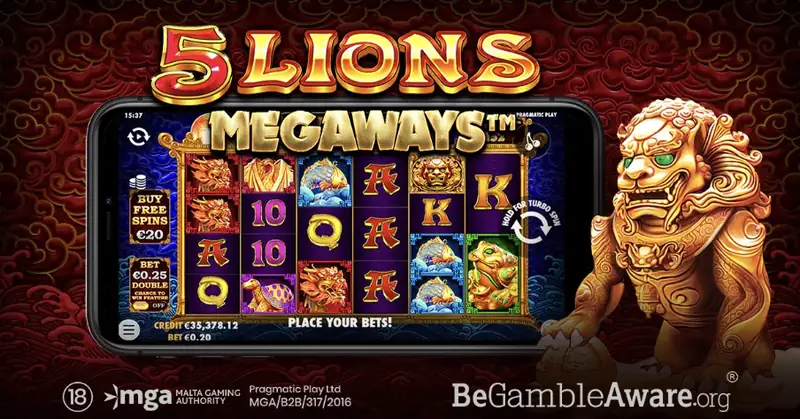 5 Lions Megaways - grafika gry