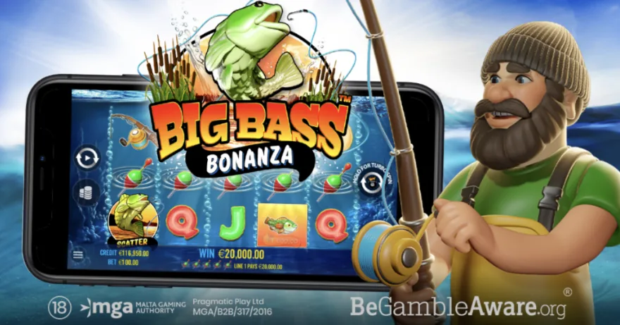 Big Bass Bonanza - grafika gry od Pragmatic Play