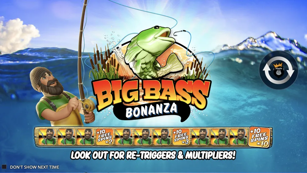 Big Bass Bonanza - zrzut ekranu z gry