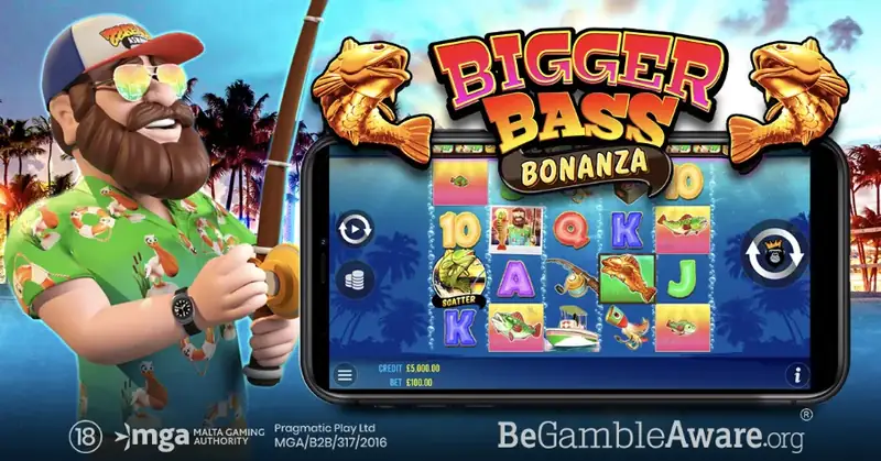 Bigger Bass Bonanza - grafika gry