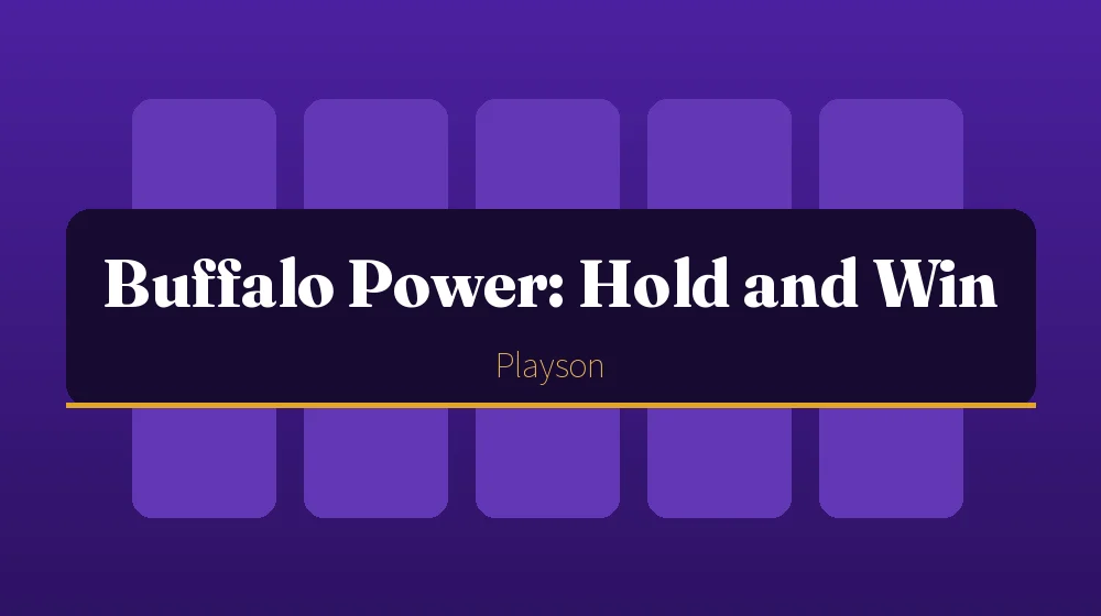 Buffalo Power: Hold and Win - grafika gry