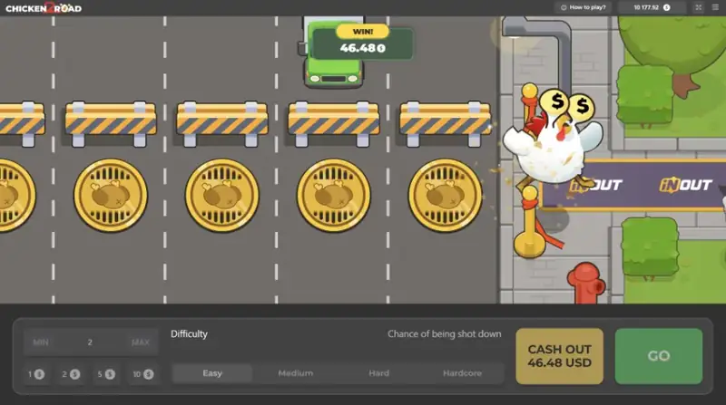 Chicken Road 2.0 - zrzut ekranu z gry