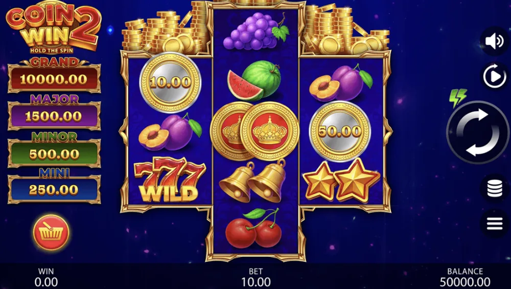 Coin Win 2: Hold the Spin - grafika gry od Gamzix