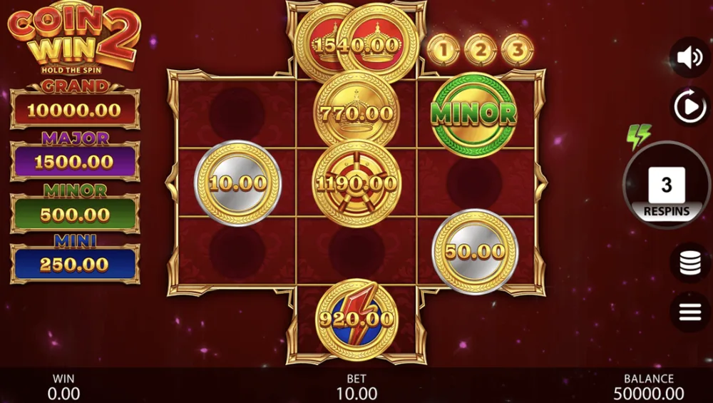 Coin Win 2: Hold the Spin - zrzut ekranu z gry