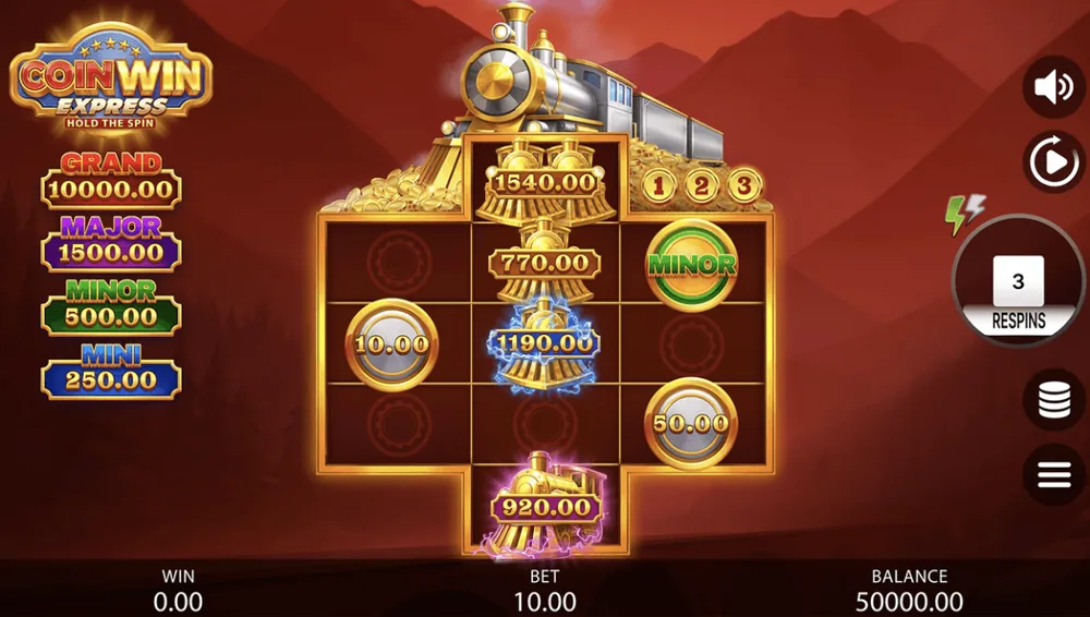 Coin Win Express: Hold The Spin - zrzut ekranu z gry