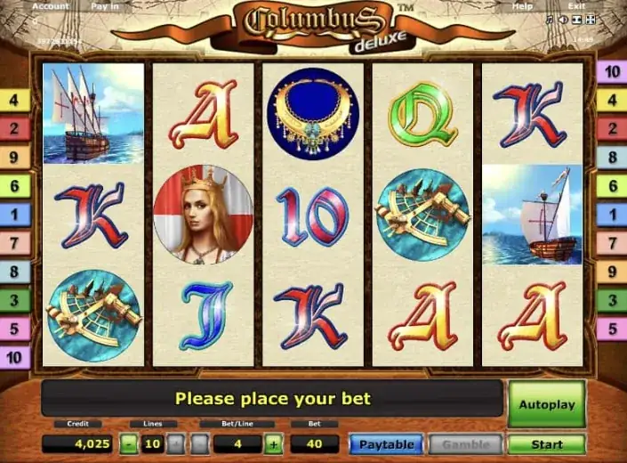 Columbus deluxe - zrzut ekranu z gry