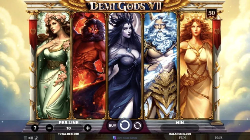 Demi Gods VII - grafika gry