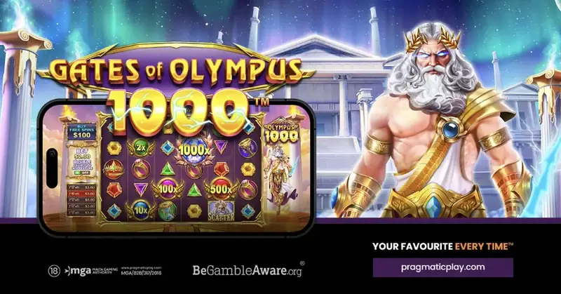 Gates of Olympus 1000 - grafika gry