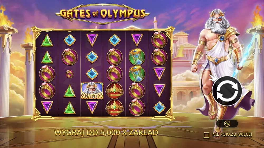 Gates of Olympus - ekran gry