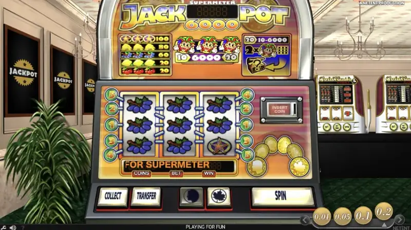 Jackpot 6000 - grafika gry