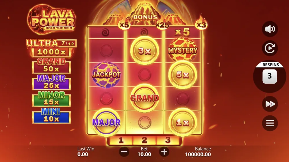 Lava Power: Hold The Spin - grafika gry