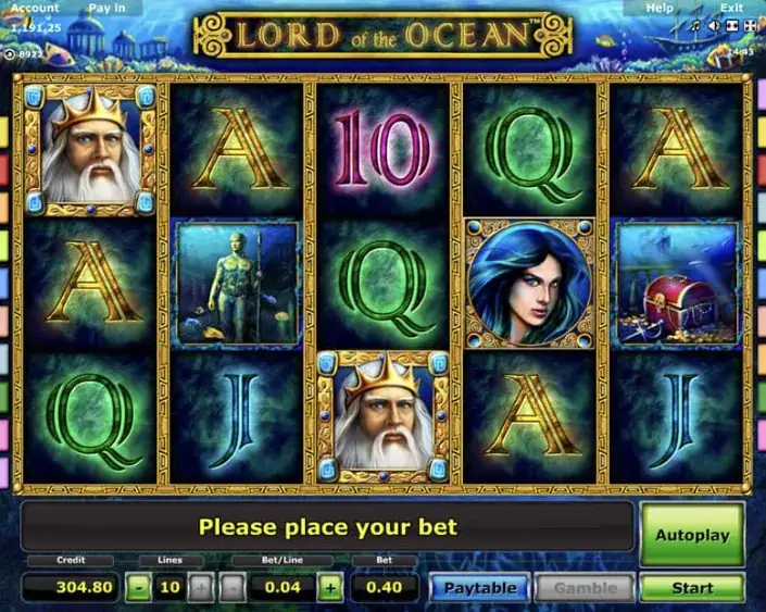 Lord of the Ocean - zrzut ekranu z gry
