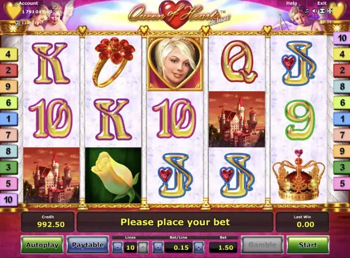 Queen of Hearts deluxe - zrzut ekranu z gry