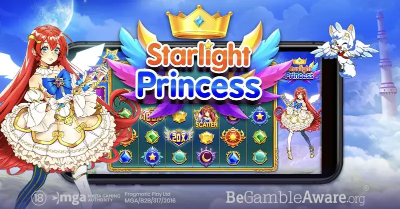 Starlight Princess - grafika gry od Pragmatic Play