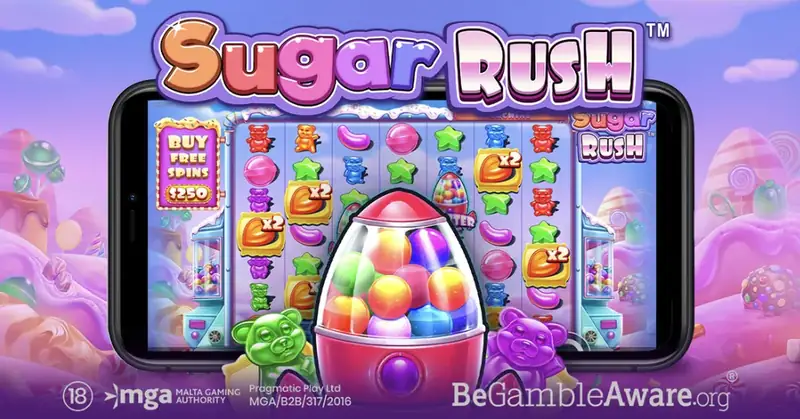 Sugar Rush - grafika gry od Pragmatic Play