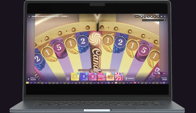 Sweet Bonanza CandyLand - studio i koło gry