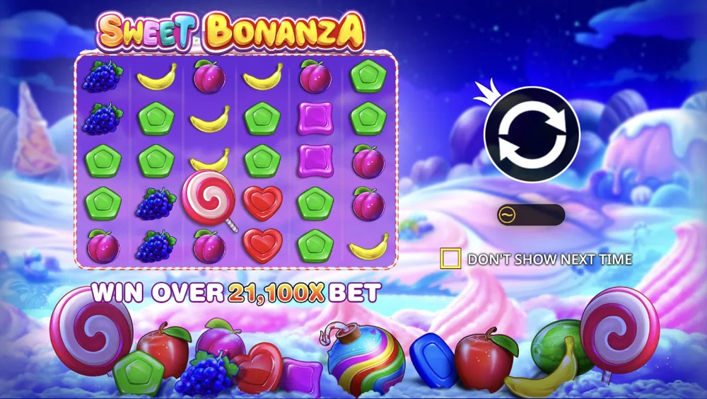 Sweet Bonanza - grafika gry